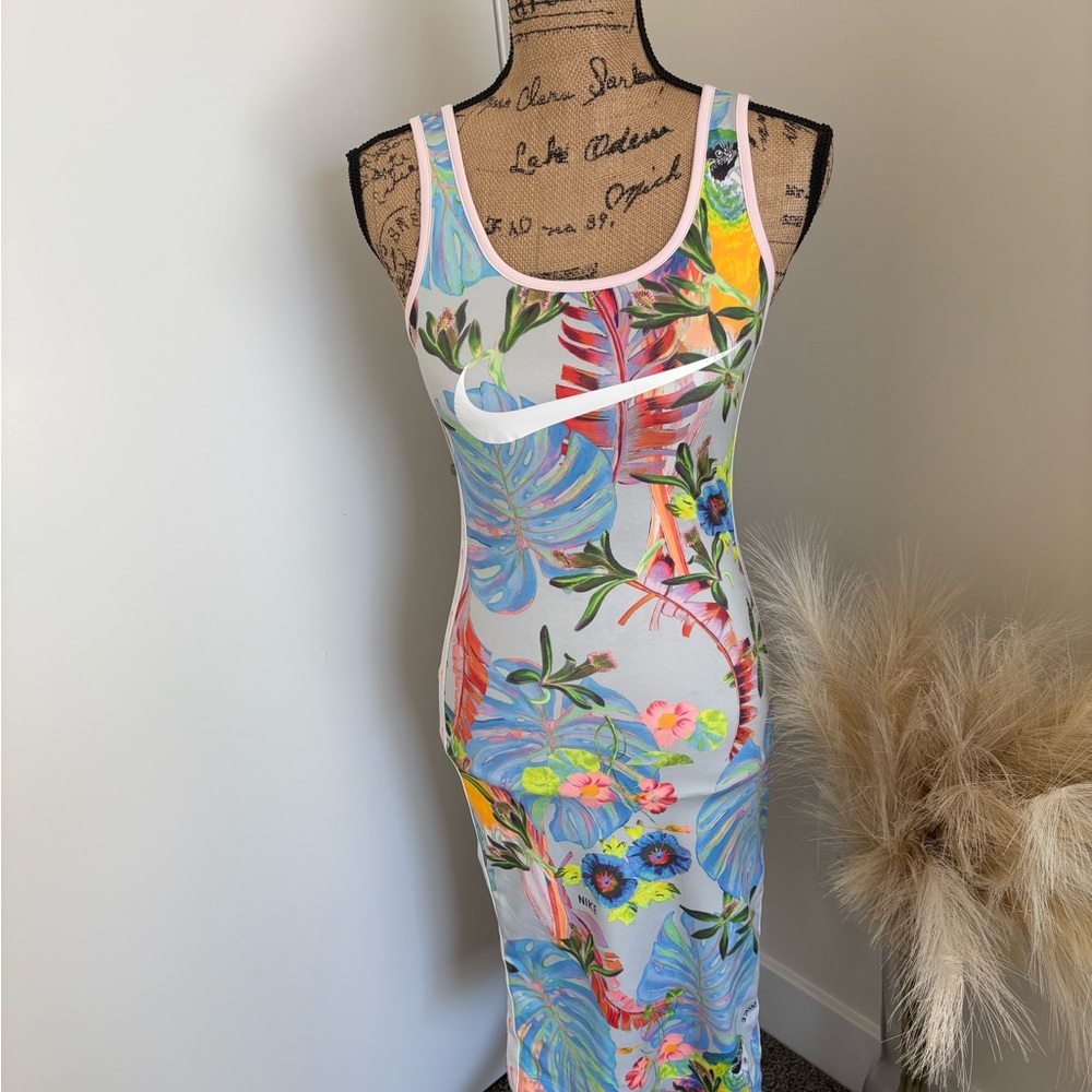 Nike Tropical Floral Print Dress